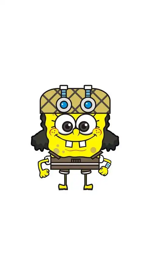 海绵宝宝呆萌创意卡通