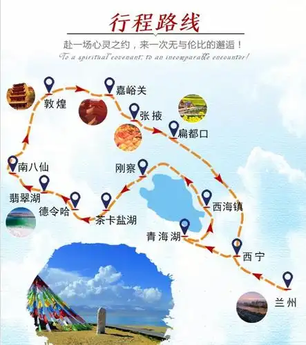 玩转大西北,青海湖,茶卡,翡翠湖,南八仙,敦煌大环线7日游