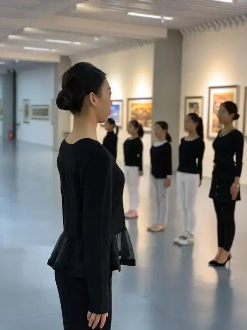 其它 牛仔风高跟鞋气质课 写美篇day3: 形体礼仪训练 5种站姿