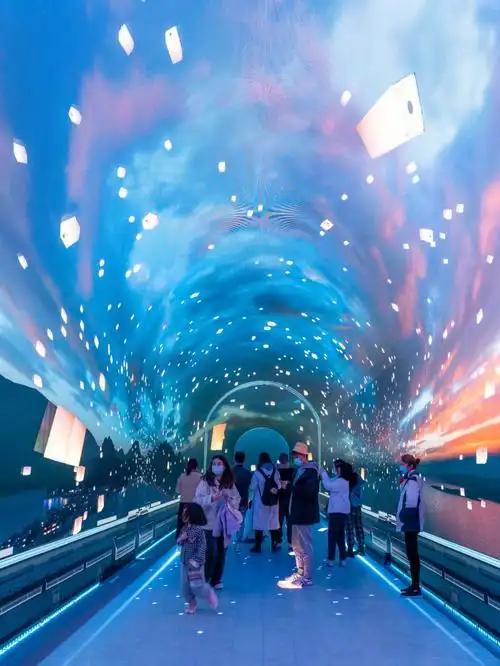 千岛湖网红必打卡梦幻时光隧道