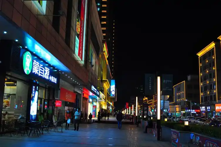 随拍东莞乡村夜景