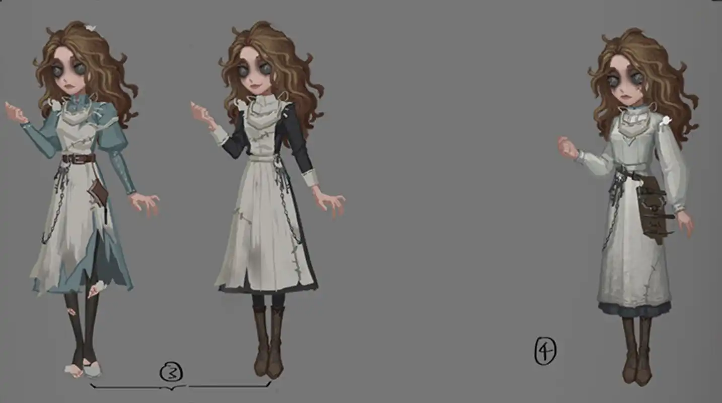 第五人格:心理学家,病患"废稿"公布,姐姐好美,弟弟像二愣子