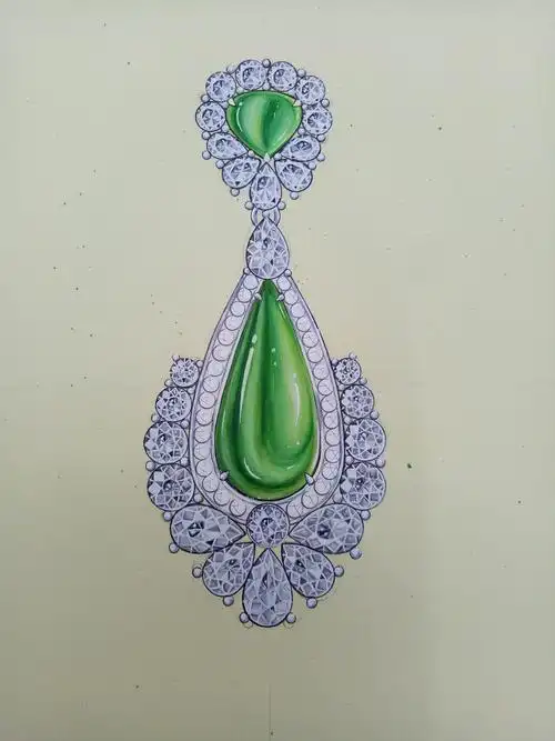 珠宝手绘设计|手工艺|首饰|珠宝设计师菜紫 - 原创作品 - 站酷 (zcool