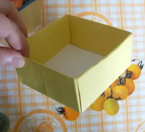 手工折纸收纳盒简单正方体小盒子的折法教程折纸收纳盒大型多层带盖