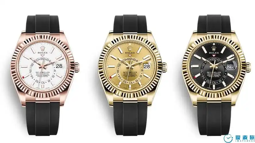 首个应用橡胶带的经典劳力士2020新款skydweller纵航者手表