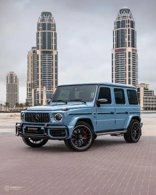 梅赛德斯-amg g63 瓷器蓝 奔驰
