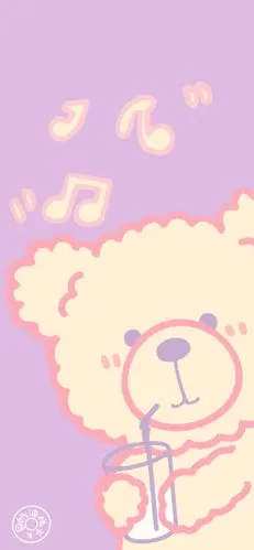 一组紫色系小熊壁纸67676767奶油桃子k