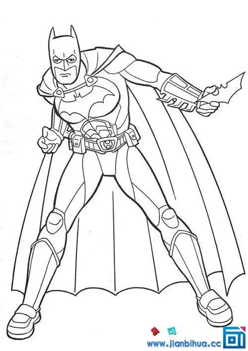 卡通蝙蝠侠怎么画简笔画