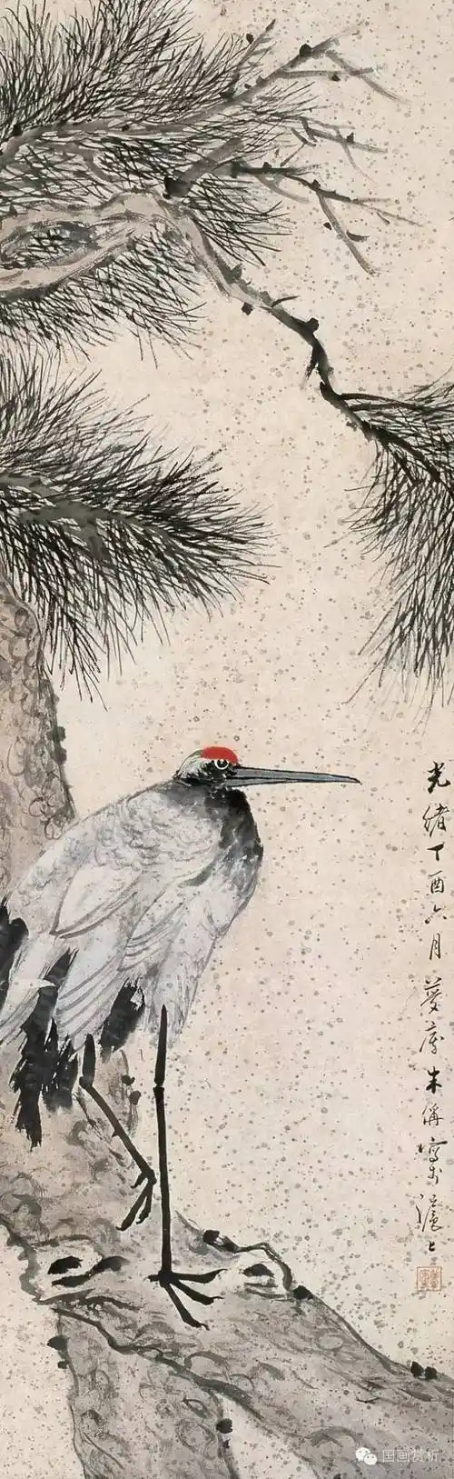 得华新罗气韵的海派写意花鸟代表画家——朱梦庐《写意花鸟50幅》