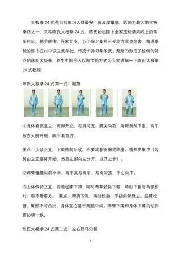陈氏24式太极拳图文教程.pdf 9页
