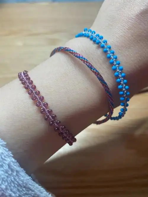 自己编的串珠手链