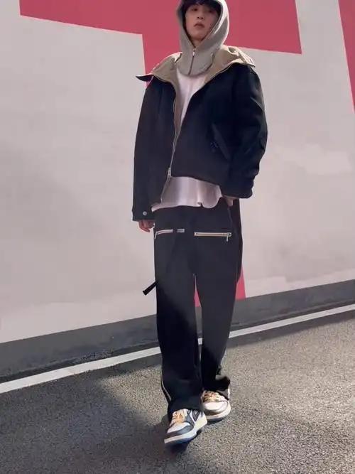 实在太陡走到脚软美式高街简单穿搭