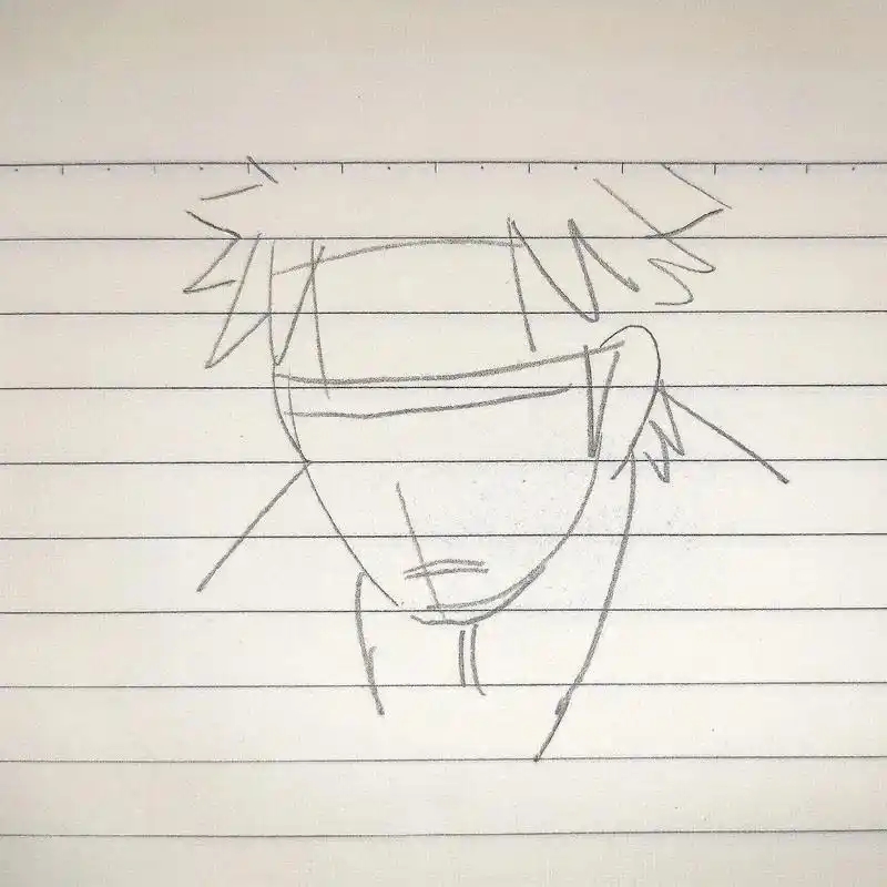 四步教你画漩涡鸣人仙人模式#手绘 #火影忍者 #临摹 #绘画 - 抖音