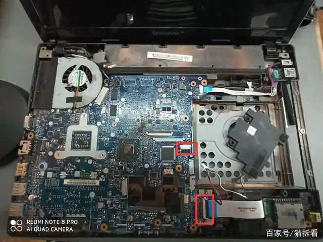 折笔记本之联想g480,联想g480拆机,联想g480风扇清灰