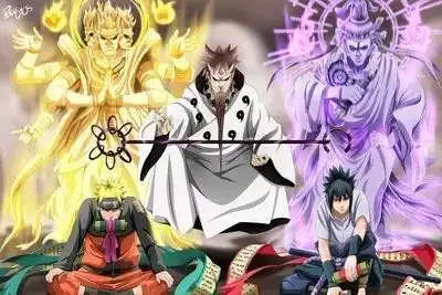 火影忍者鸣人初代长门只差阴佐助带土只差阳