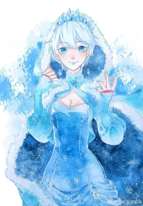 插画,言和,古风,冰雪公主言和(冰雪公主艾尔莎)