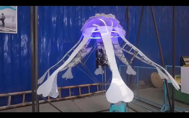 水母模型 模型制作 机械互动装置定制