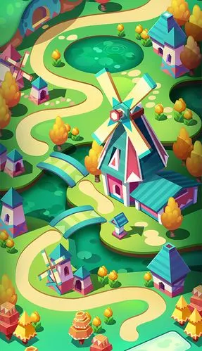 q版游戏地图场景(三)|插画|游戏原画|六翼喀啦 - 原创作品 - 站酷