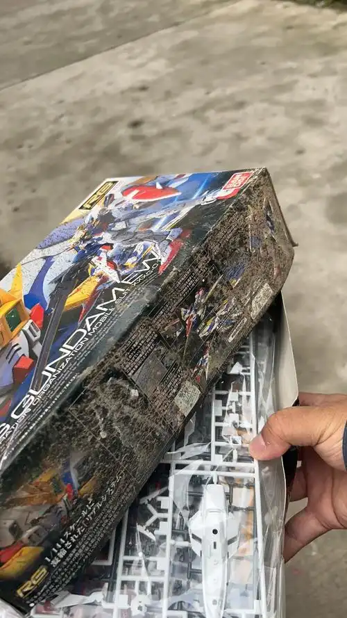 捡的高达你敢信吗……红标而且板件齐全……#万代 #高达梦 # - 抖音