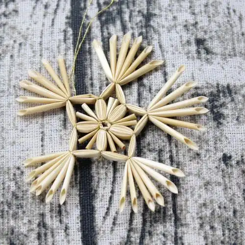 亚马逊热卖外贸爆款现货供应麦秆编织工艺品天然植物礼品纯手工