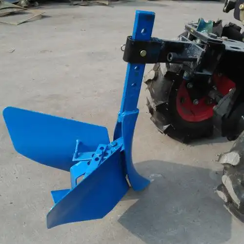 微耕机可调式开沟器开沟犁配件刀具可调节开沟器旋耕机可调开沟器