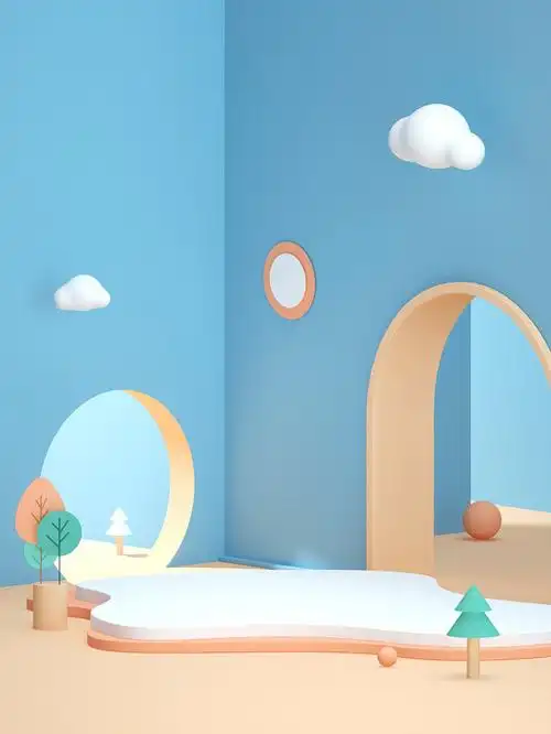 背景素材 c4d建模场景背景