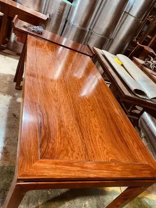 1.78米刺猬紫檀画案满虎皮纹才7000多,可遇不可求,看看效果如何