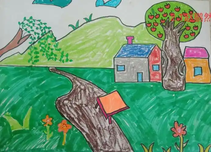 和生机的季节,让我们一起来欣赏一下一二年级小朋友画的美丽的春天吧!