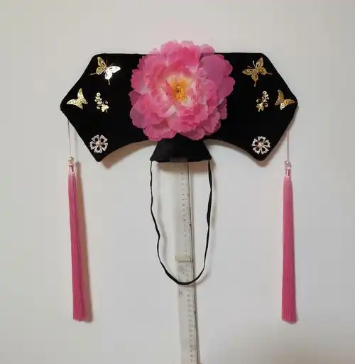 成人儿童格格帽 旗头还珠格格头饰