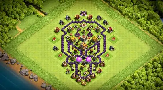 部落冲突7本最强布阵汇总图