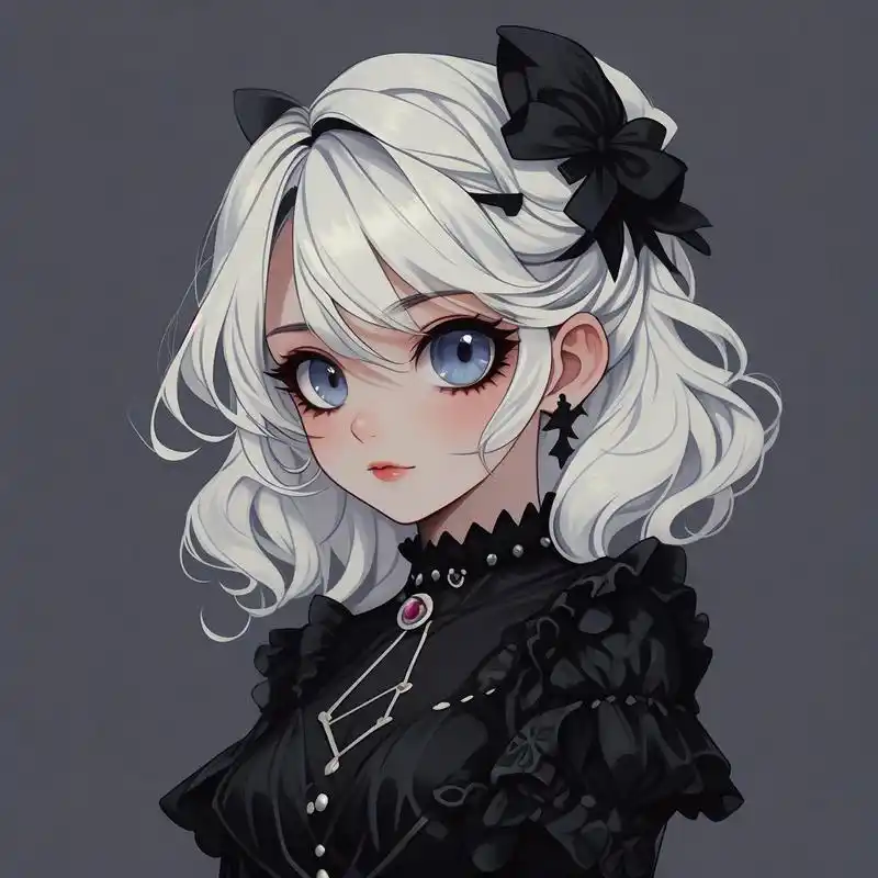 94暗色系哥特风头像精选09 探索暗色系与哥特风的交融,为你的社交