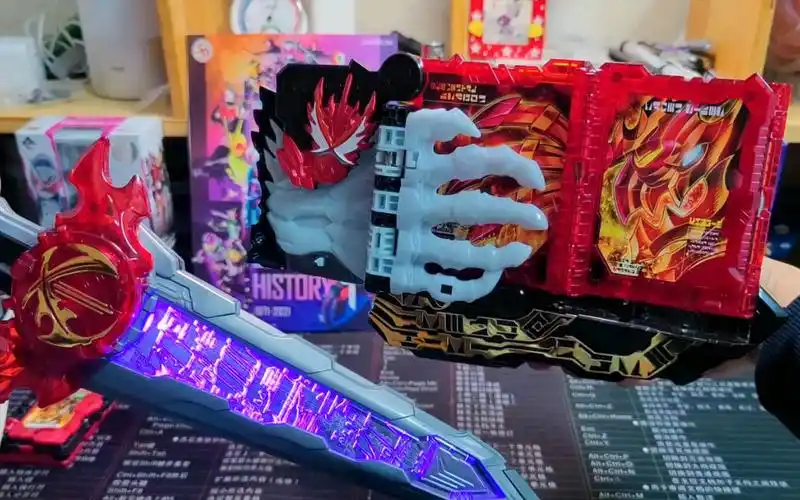 假面骑士圣刃/saber dx远古龙 元素龙套装开箱