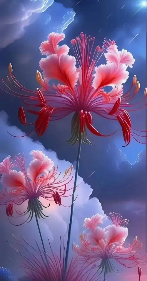 ‌曼珠沙华寓意着悲伤的分离与无尽的爱情‌