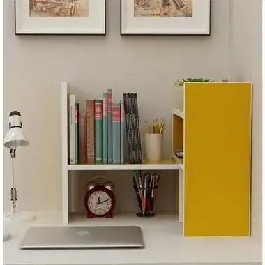 可以放在书桌上z的书架简易置物多层功能学生用架子放书收纳省