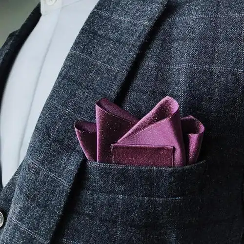 guvibon新品西装口袋方巾西服口袋巾免折男士正装结婚西装英伦方巾