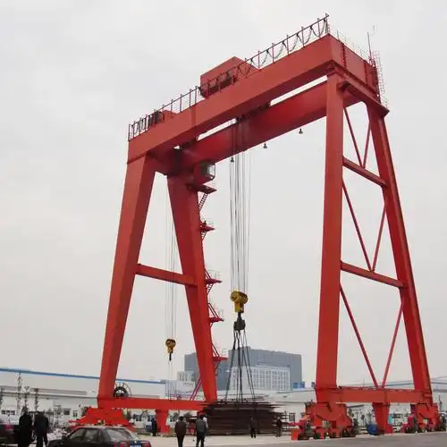 滨州大吨位双梁工程门机黄冈双主梁a型吊钩门式起重机