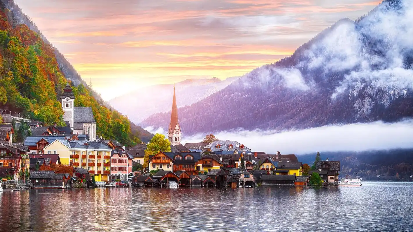 欧洲小镇(风景静态壁纸) - 静态壁纸下载 - 元气壁纸