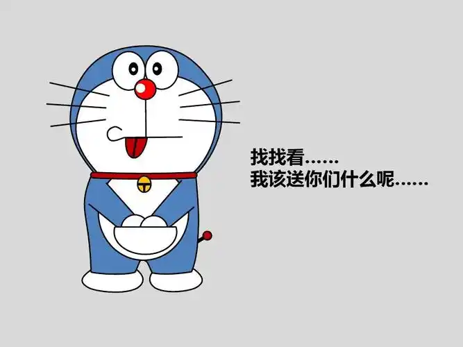 哆啦a梦 动漫ppt模板