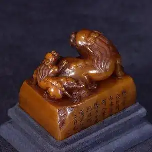 回流极品老寿山田黄石雕太师少保钮印章摆件