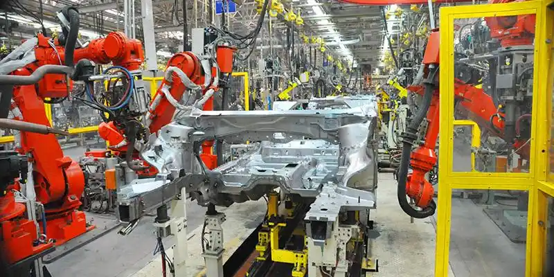 点焊机器人生产线 - 汽车行业 - 新松机器人自动化股份有限公司