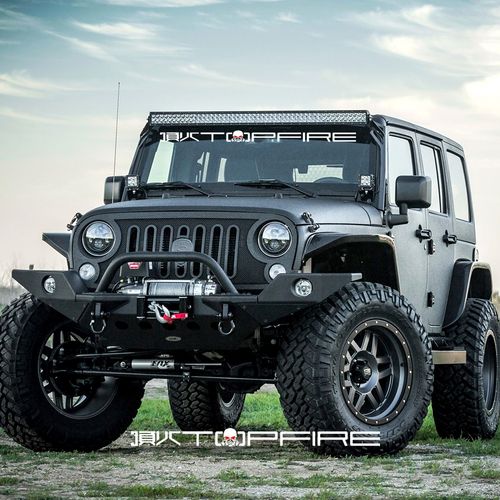 车永佳 jeep牧马人个性车身贴顶火前档风玻璃改装贴纸越野拉花