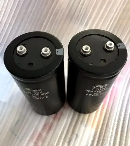 原装国产优质100v100000uf80v功放滤波电容75x155现货电容器