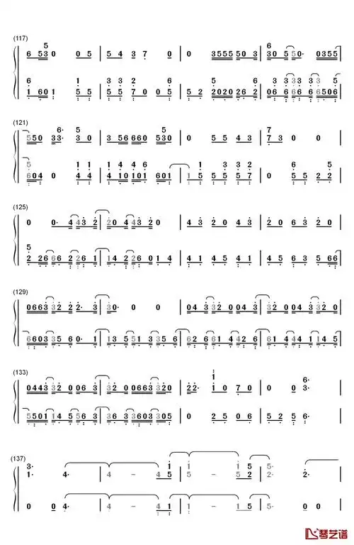 devil in me钢琴简谱-数字双手-halsey