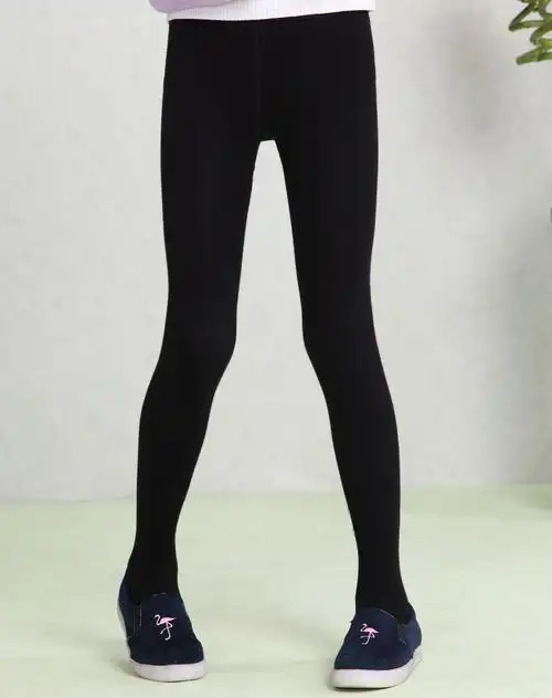 女童黑色连体裤袜