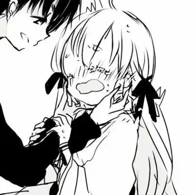 ins黑白动漫情头