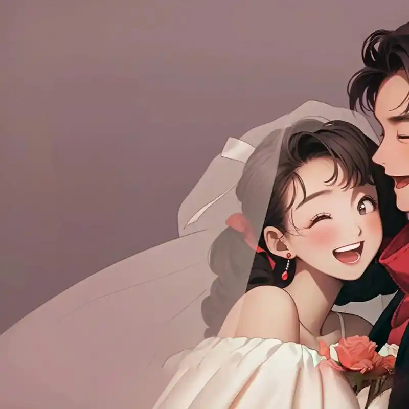 我们结婚啦.#情侣头像 #情侣 #优质头像 #治愈系 #动漫 - 抖音