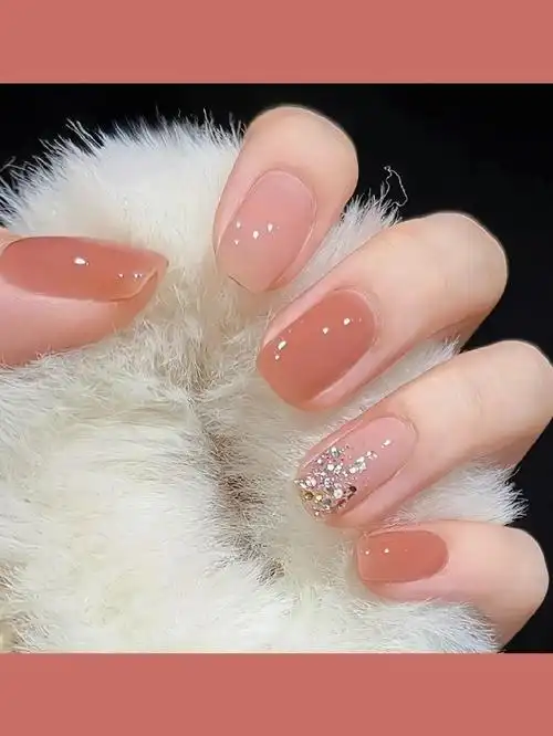 跳色美甲原来这么好看的