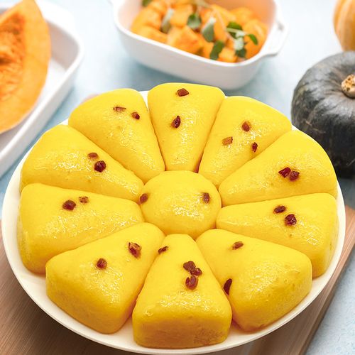 红枣南瓜糕儿童早餐速食面点心速冻半成品糕点加热即食懒人食品