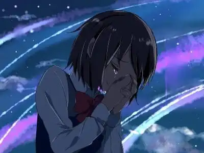 宫水三叶哭头像