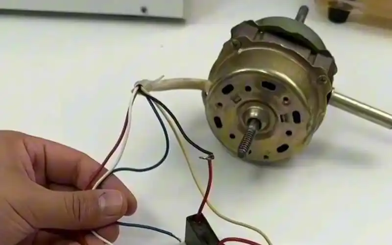 五根线风扇电机接线